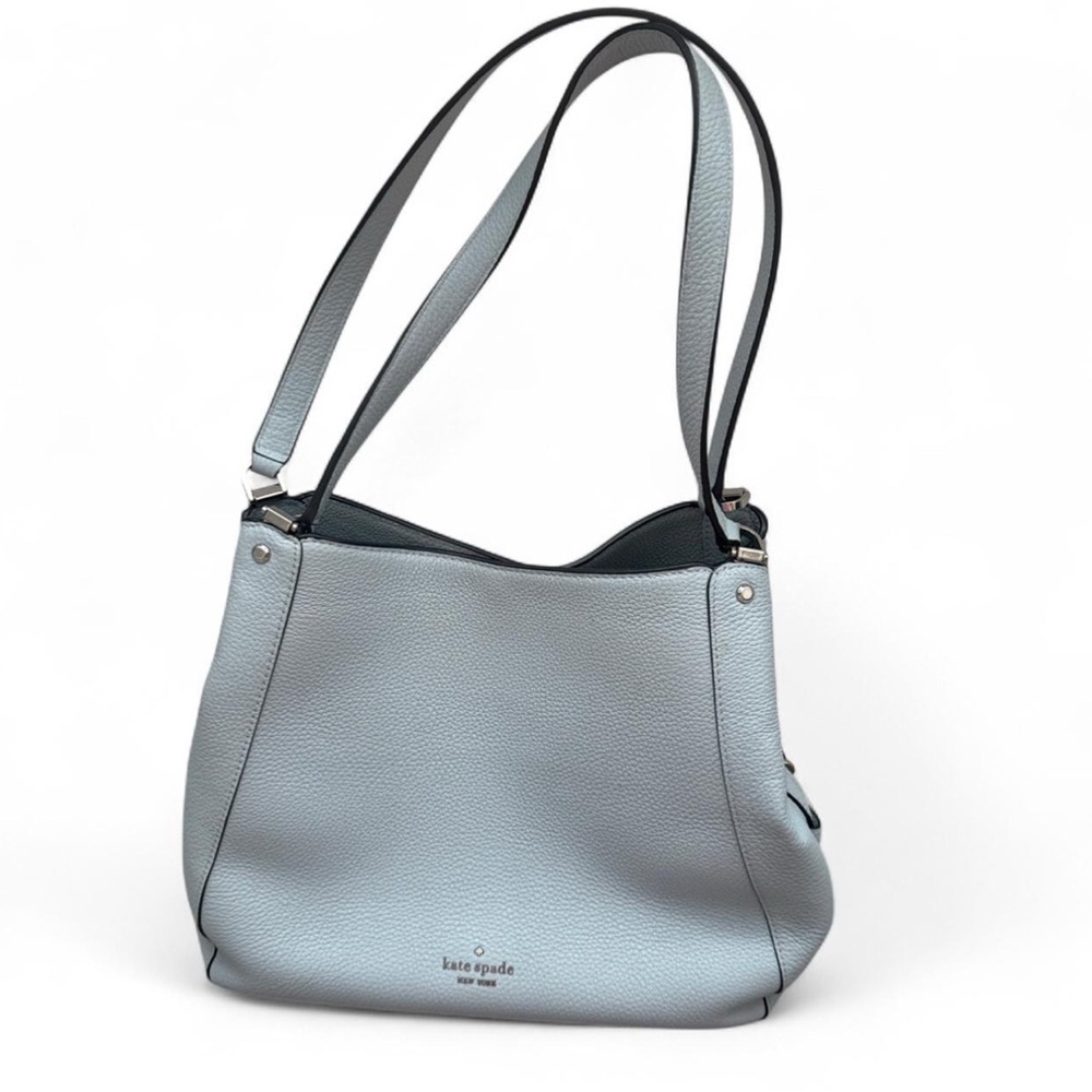 Kate Spade Sky Blue Pebbled Shoulder Bag